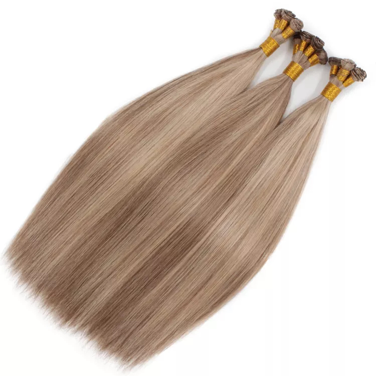 Unprocessed Hand Tied Weft Cuticle Aligned Top Quality Hand Tied Weft Hair Extension